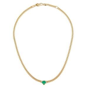 Logan Hollowell • Colombian Emerald Heart Necklace